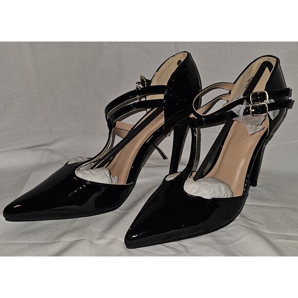Journee Collection Women's Tru T Strap Stiletto Pumps - Picture 4 of 6